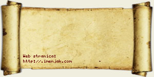 Nada Tasić vizit kartica